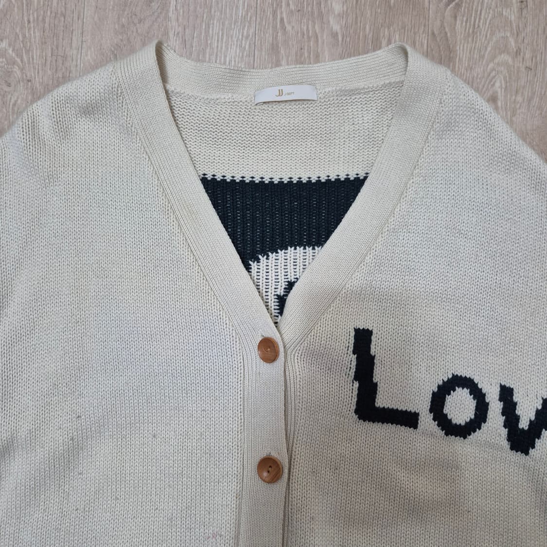 지고트 여성 브이넥 니트 가디건 상품이미지2