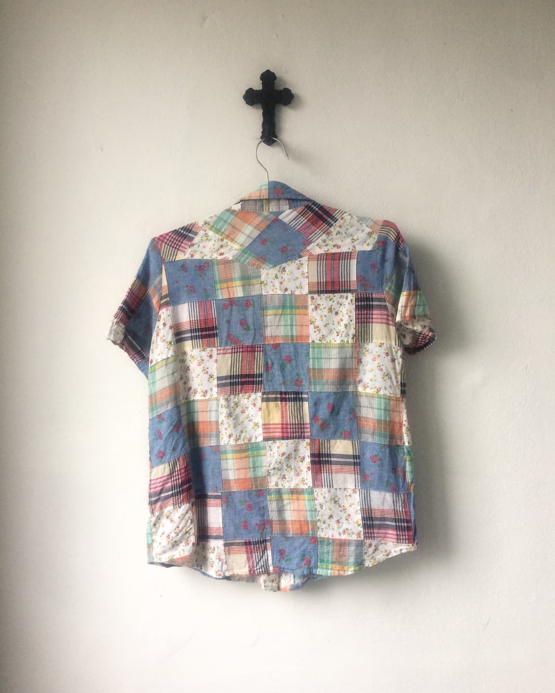 Patch work shirt 상품이미지3