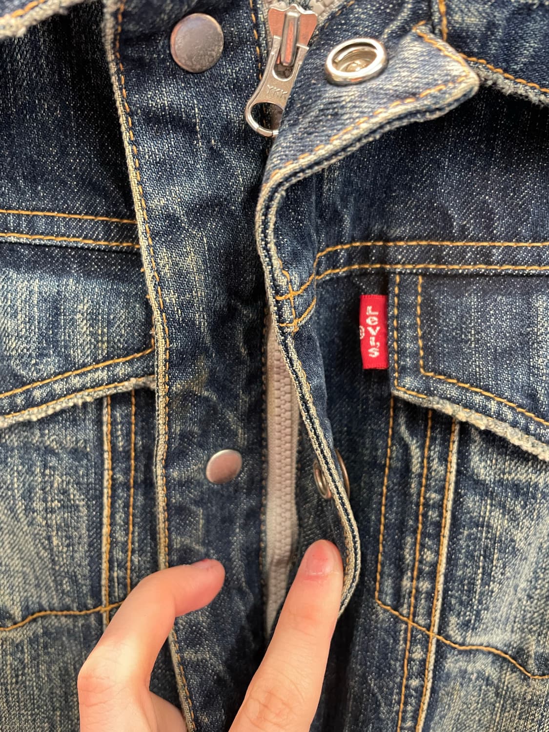 Levis 리바이스 레드탭 지퍼 버튼 데님 자켓 상품이미지5