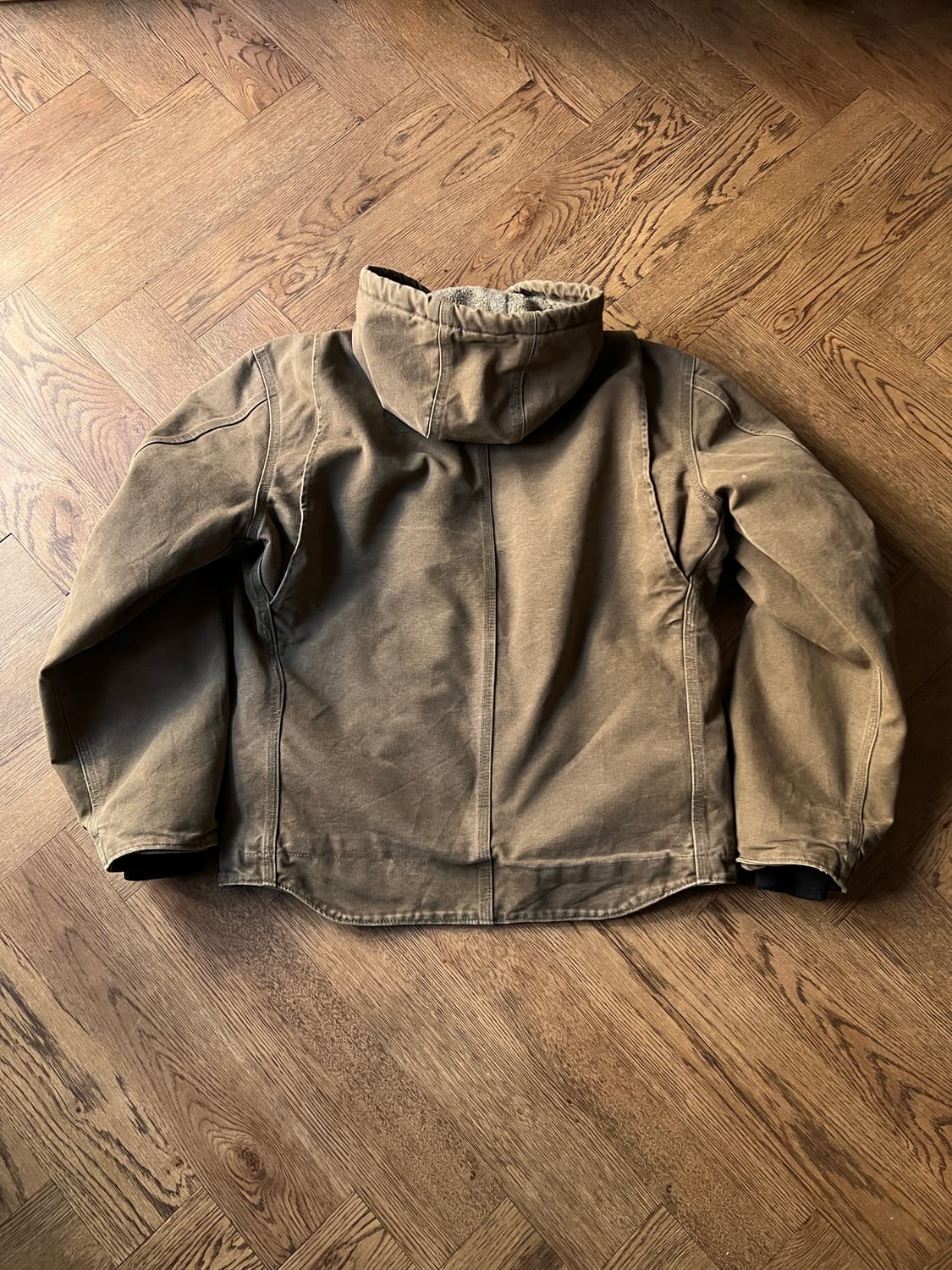 [M]칼하트 USA J141 MRH 빈티지 워싱 시에라 후드 워크 자켓 상품이미지8