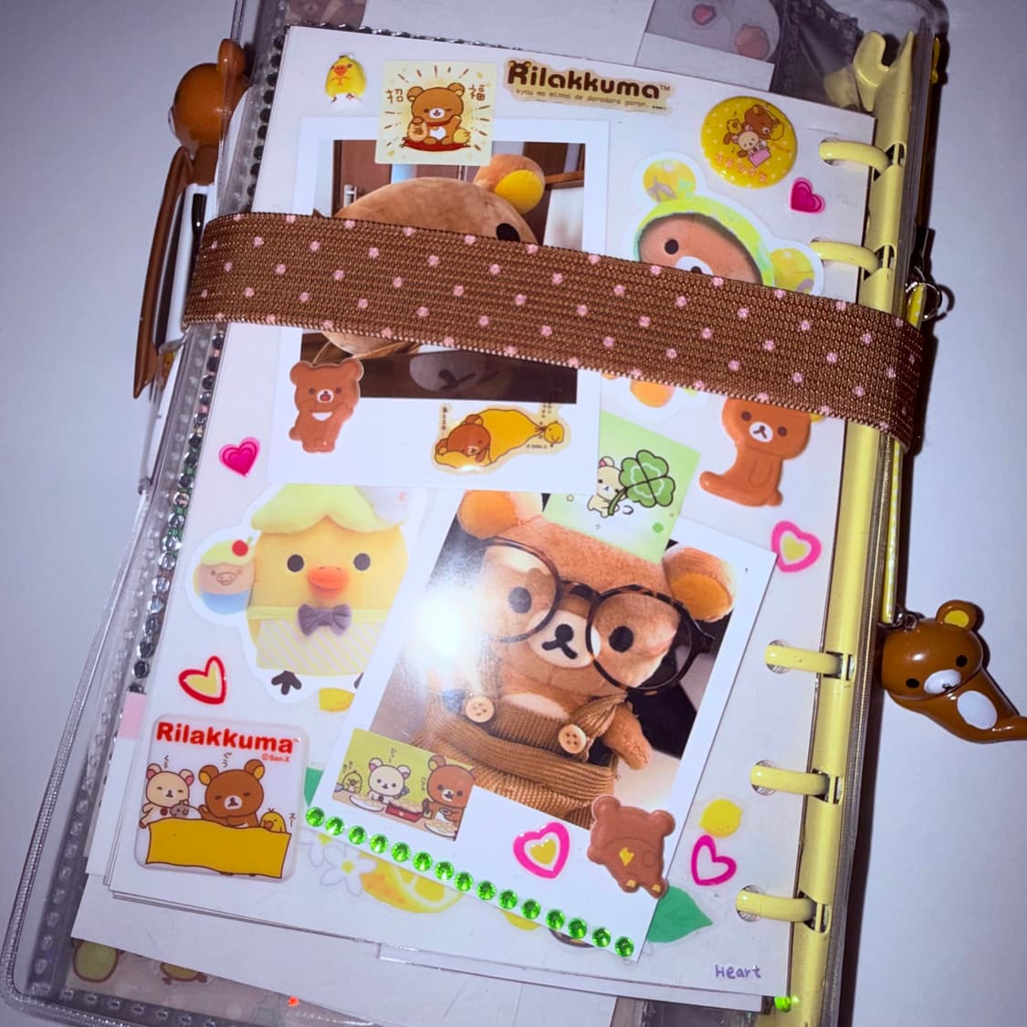 ✨리락쿠마 다이어리셋업/A6옐로우타입💛/66장 상품이미지9