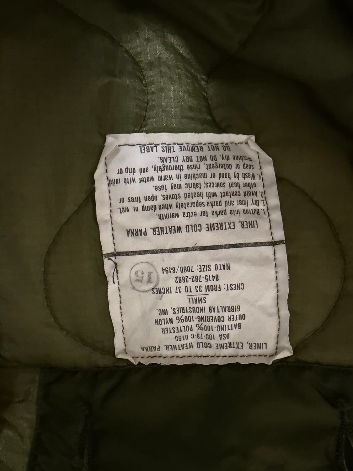 [S] M-65 개파카 데드스탁급 풀세트 상품이미지7