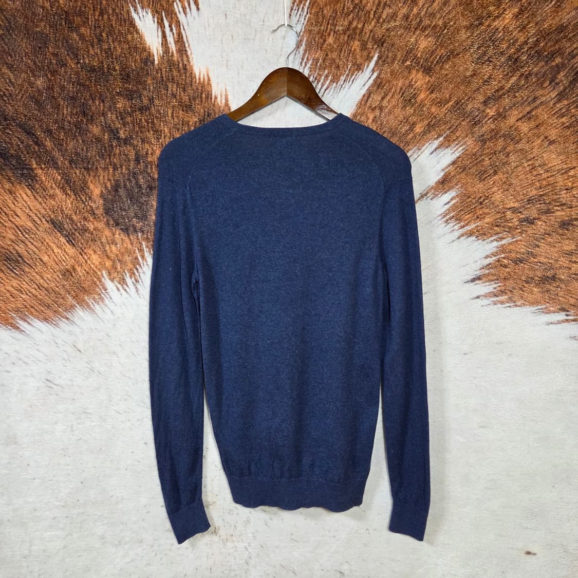 유니클로 네이비 슬림핏 니트 상품이미지4