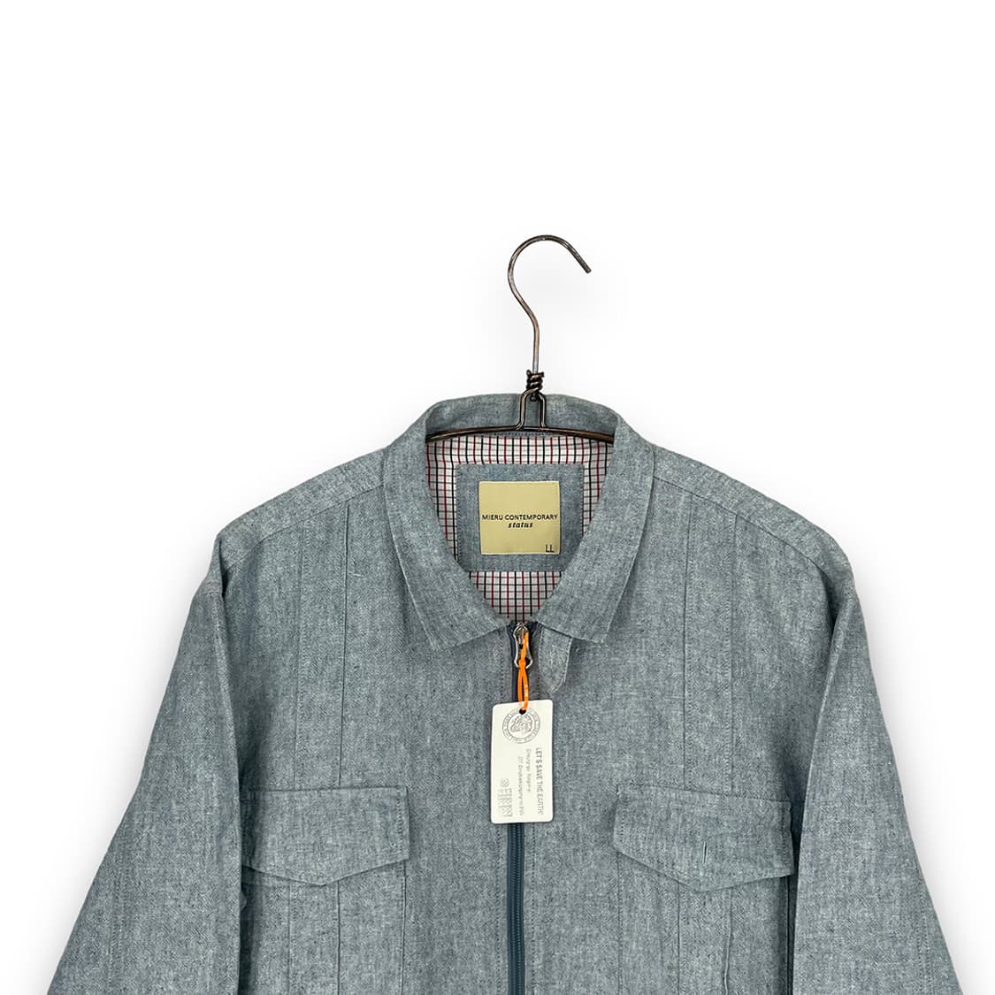 일본빈티지 2포켓 셔츠자켓 상품이미지3