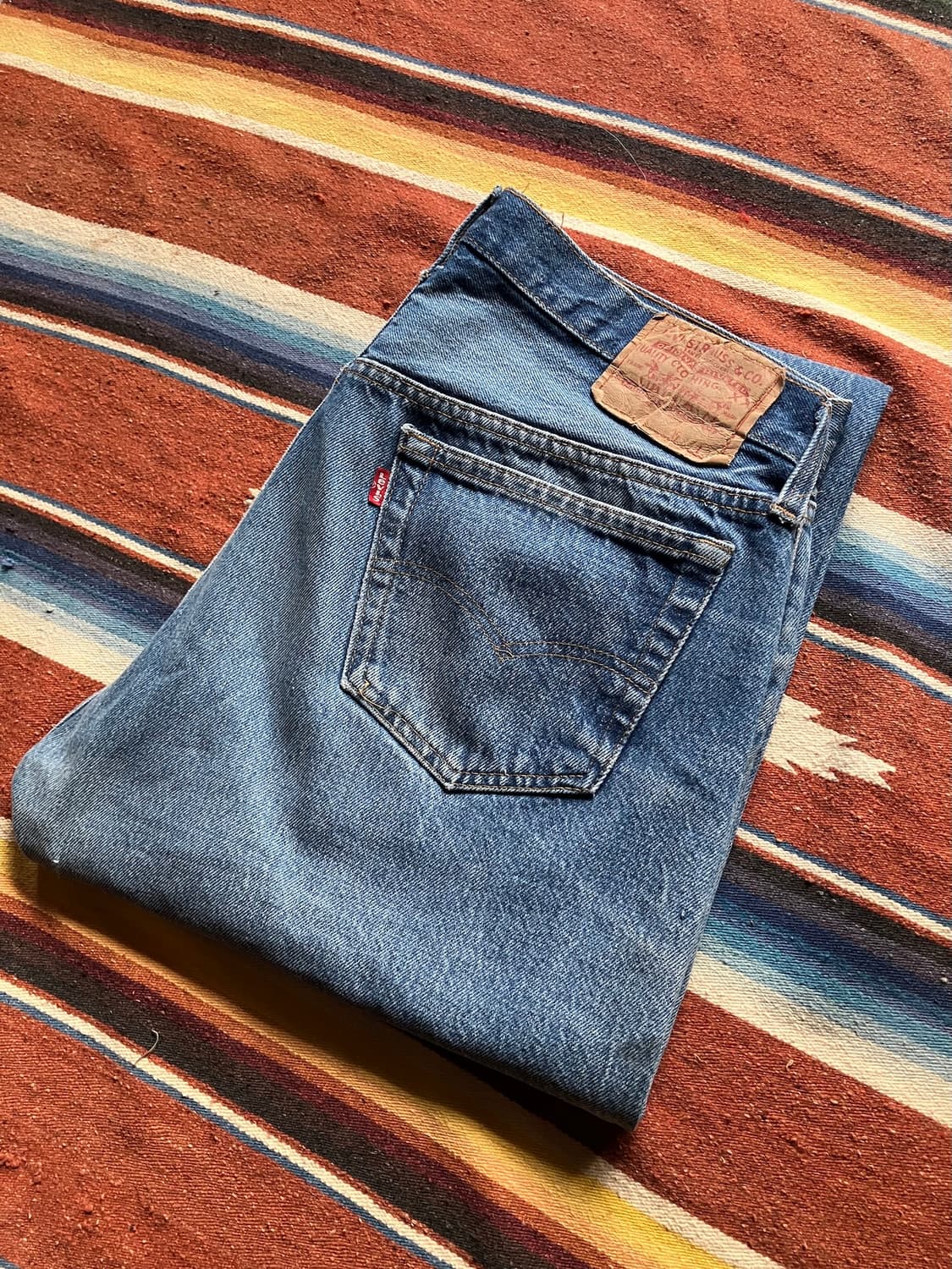 80s USA 빈티지 리바이스 501 데님 팬츠 상품이미지2