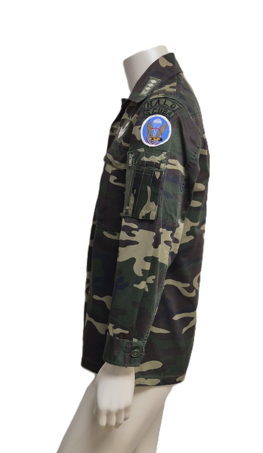 육군 구형 특수전사령부 보병 대위 후기형 독사복 전투복 상의 자켓 (M) 상품이미지2