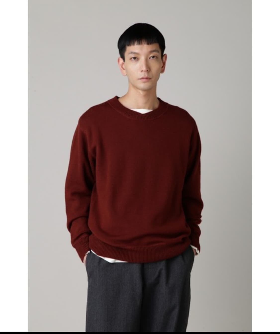 MHL 퓨어 울 니트 브릭 상품이미지10