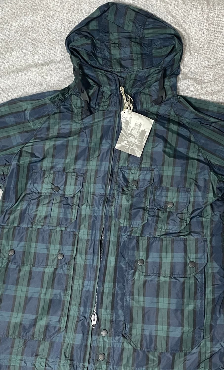 (택 제거상품) 엔지니어드가먼츠 블랙워치 아틀란틱 파카 S 상품이미지2