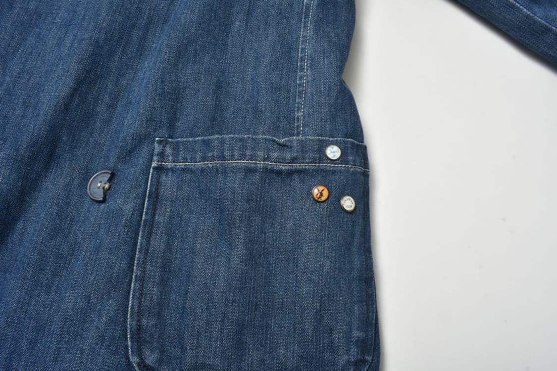 00 디젤 델리리어스 데님 트렌치 코트 L N1169 상품이미지5