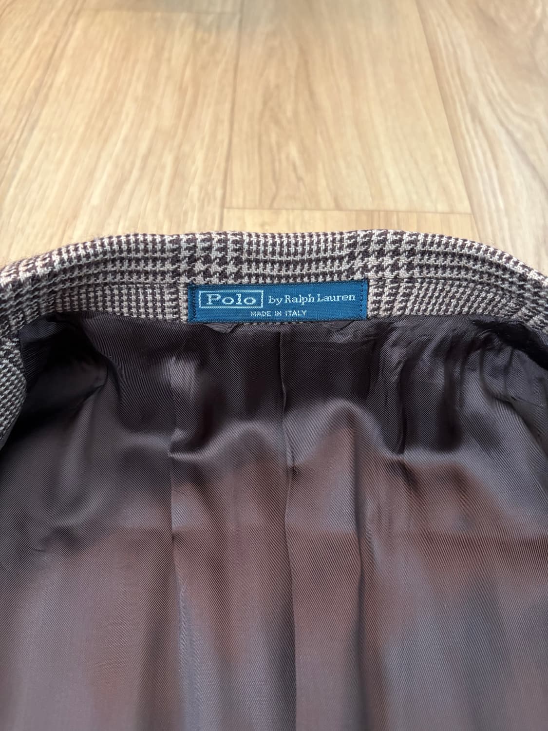 폴로 메이드인이태리 글랜체크 자켓 39R 상품이미지2