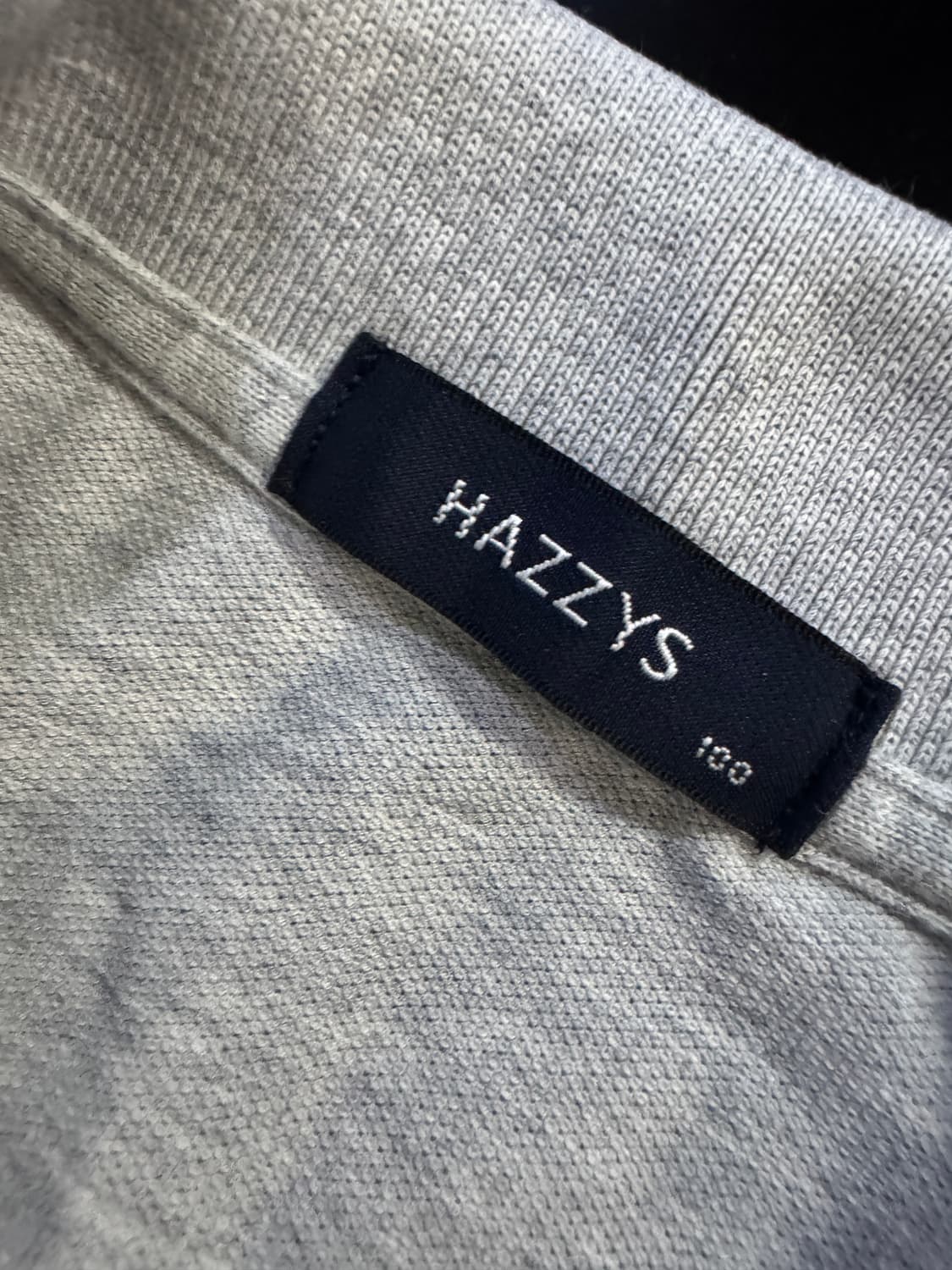 헤지스 Hazzys 올드스쿨 빅 로고 폴로 pk 반팔 카라티 M L 상품이미지3