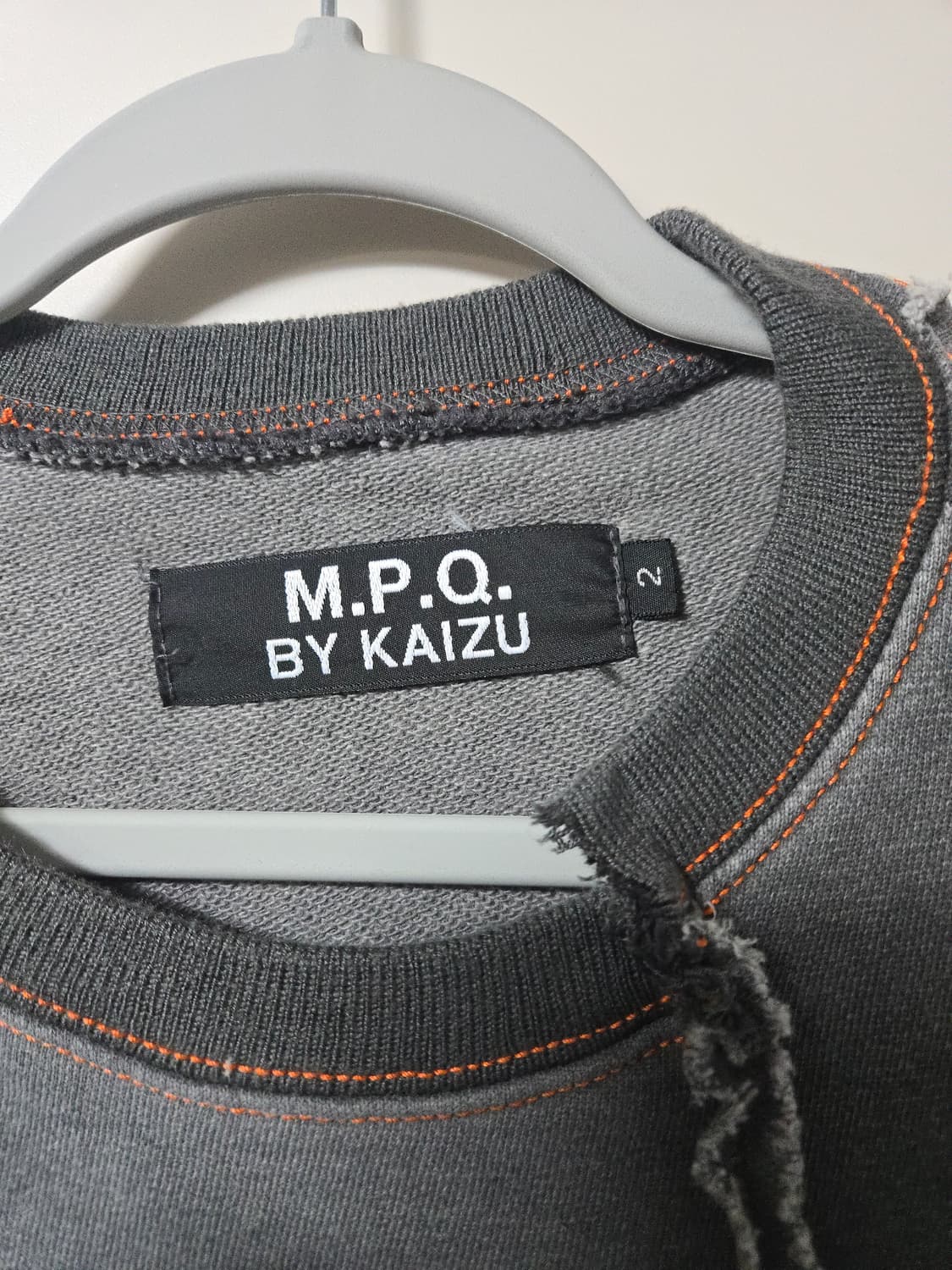 M.P.Q 피그먼트 원포켓 롱슬리브 오버사이즈 상품이미지6