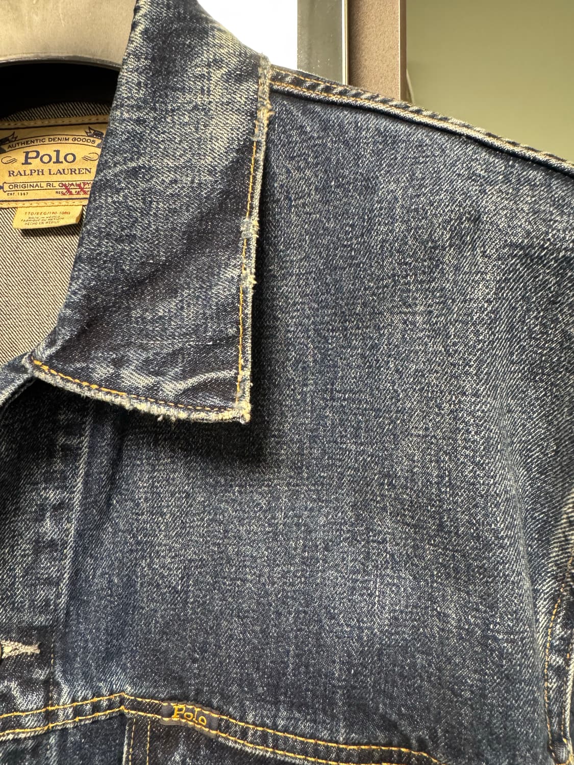 폴로 랄프로렌 3세대 워싱 데님트러커 XXL 상품이미지5