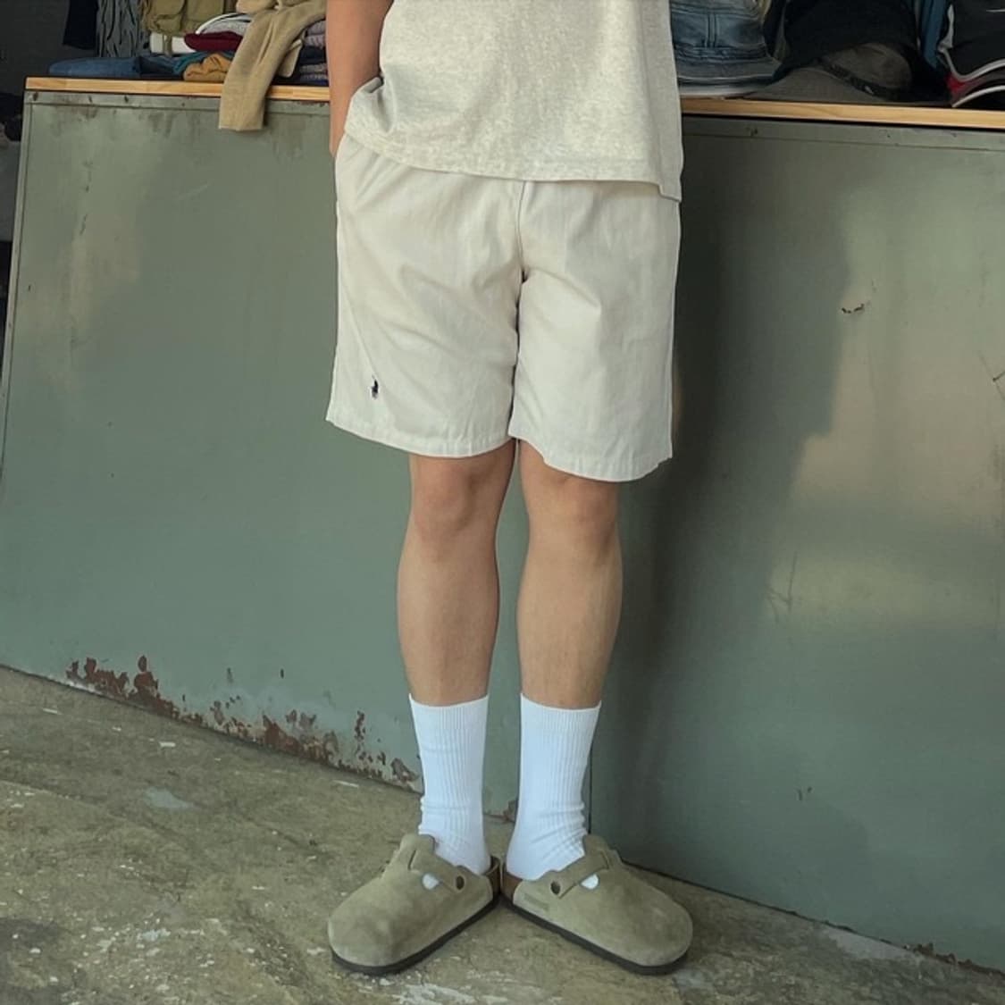 (착용컷) 폴로 랄프로렌 밴딩 반바지 (160) 상품이미지2