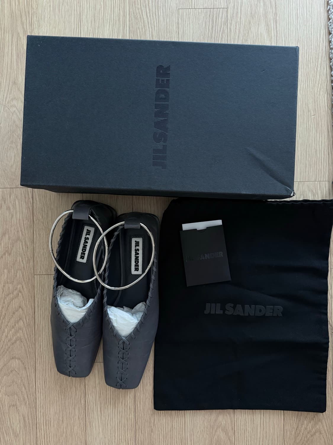 질샌더 휩스티치 링 발레리나 슈즈 36 (230-235) 상품이미지1