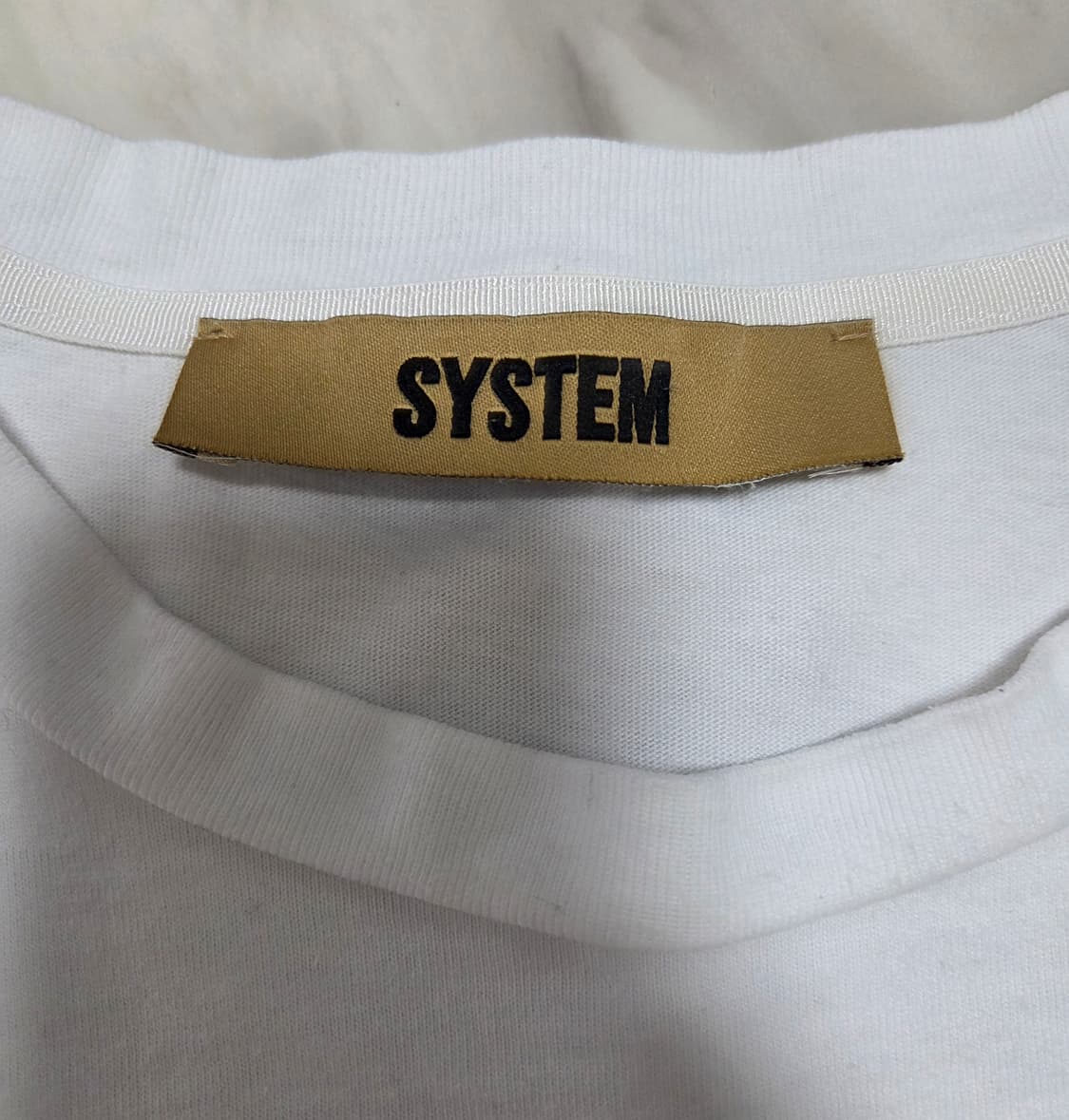 시스템옴므 프린트 반팔 티셔츠 상품이미지6