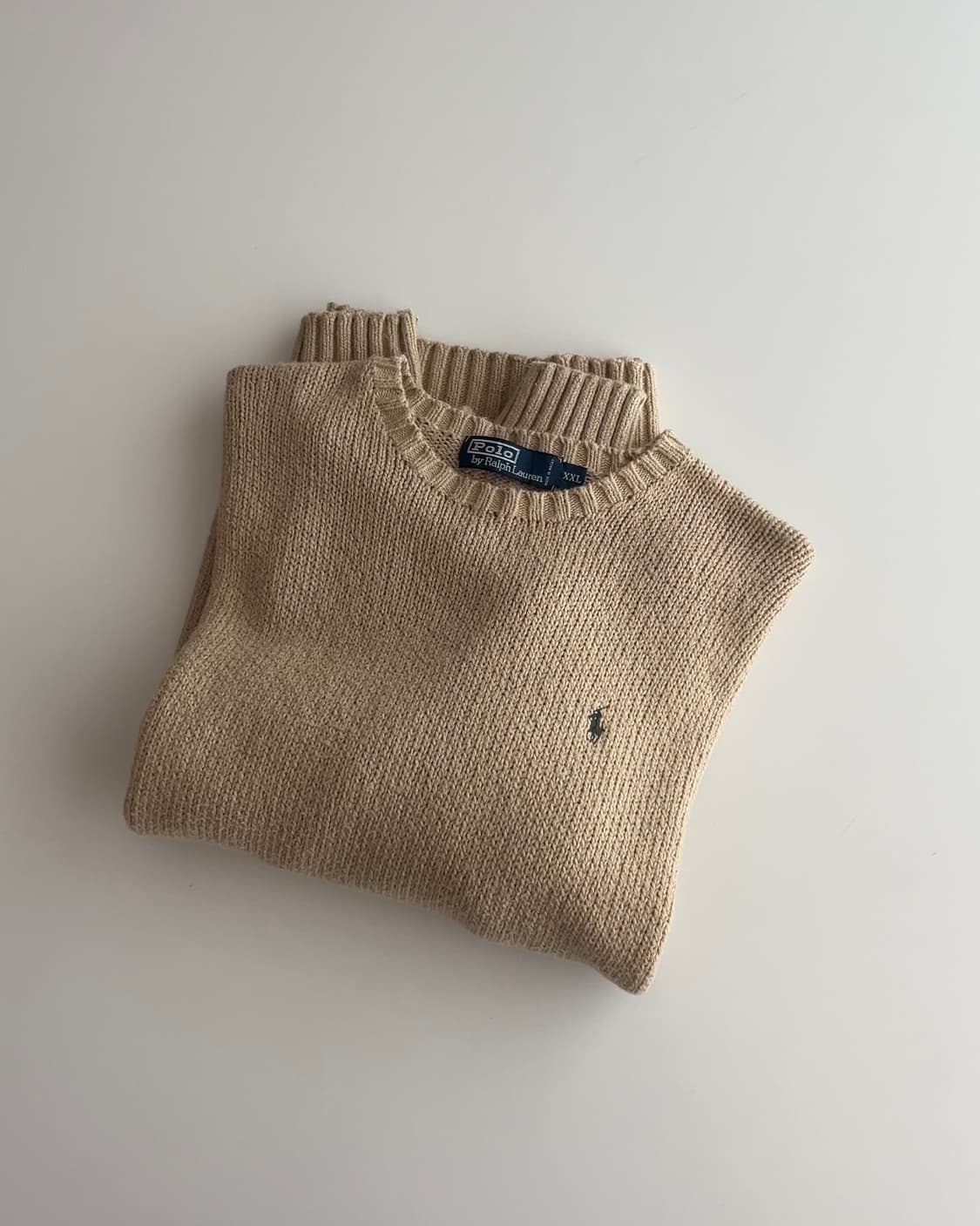 폴로 랄프로렌 라운드넥 니트 XXL 상품이미지3