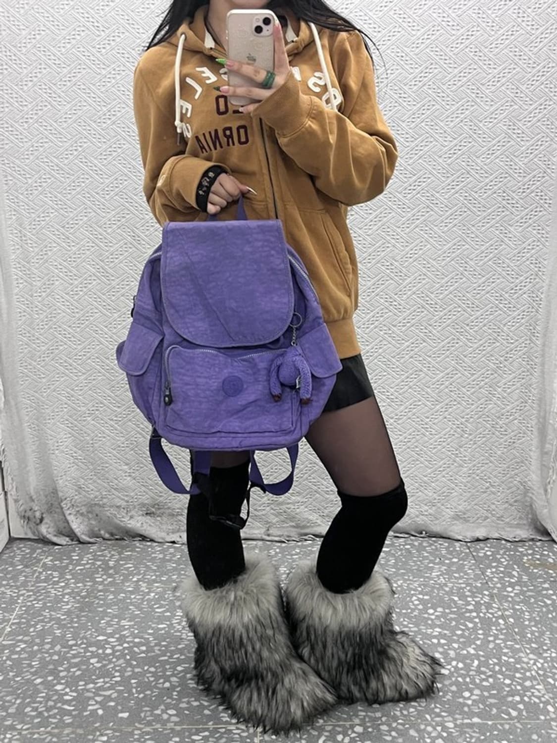 키플링 Y2K 레트로 빈티지 연보라 백팩 C09036 상품이미지1