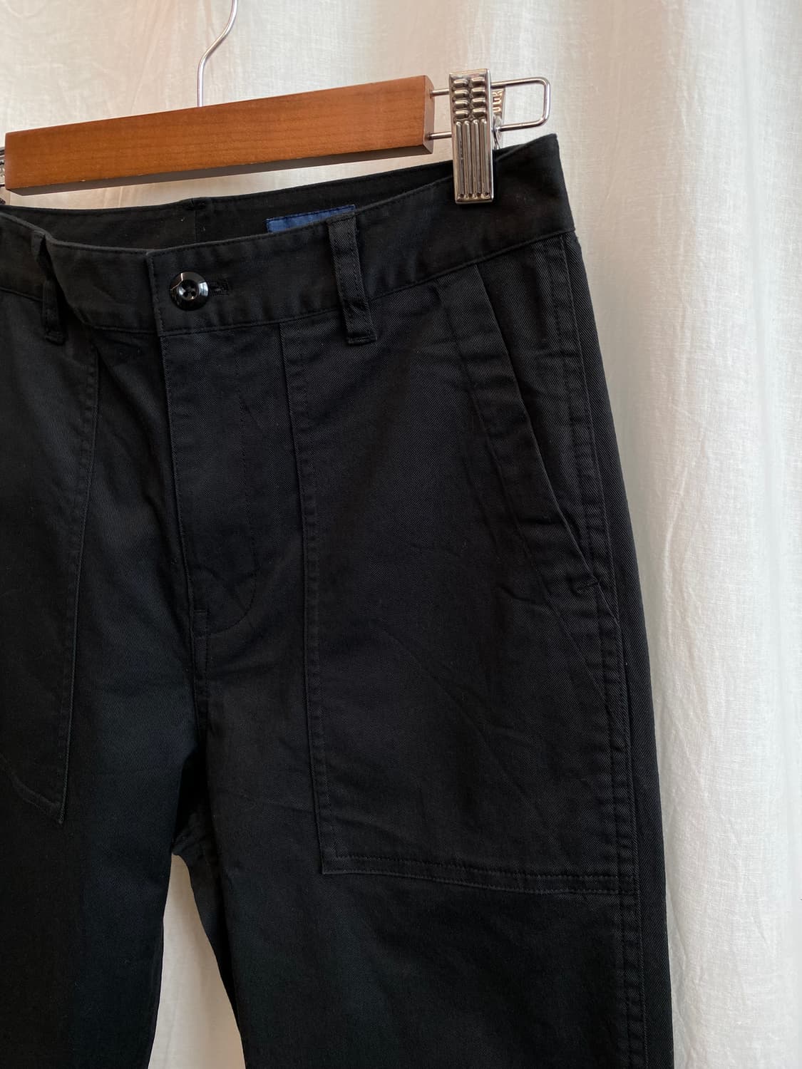 SHIPS 블랙 코튼팬츠(26) 상품이미지5