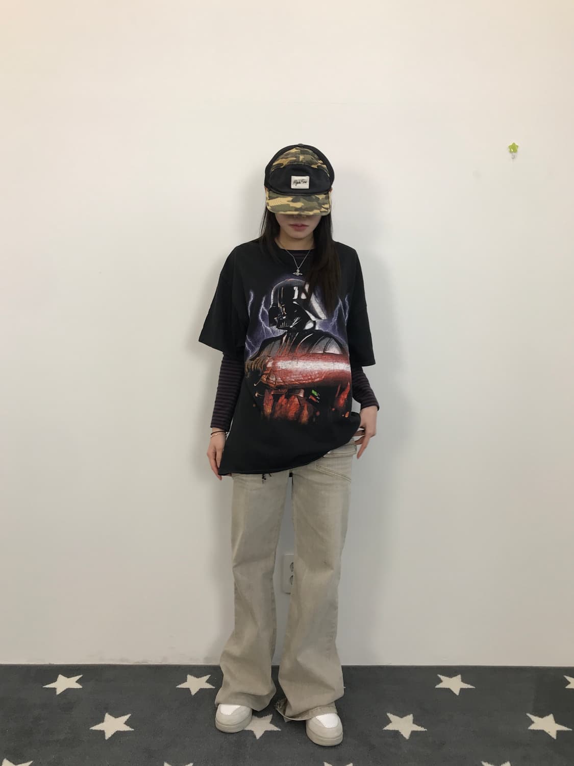 Star Wars Darth Vader Graphic T-shirt 상품이미지1