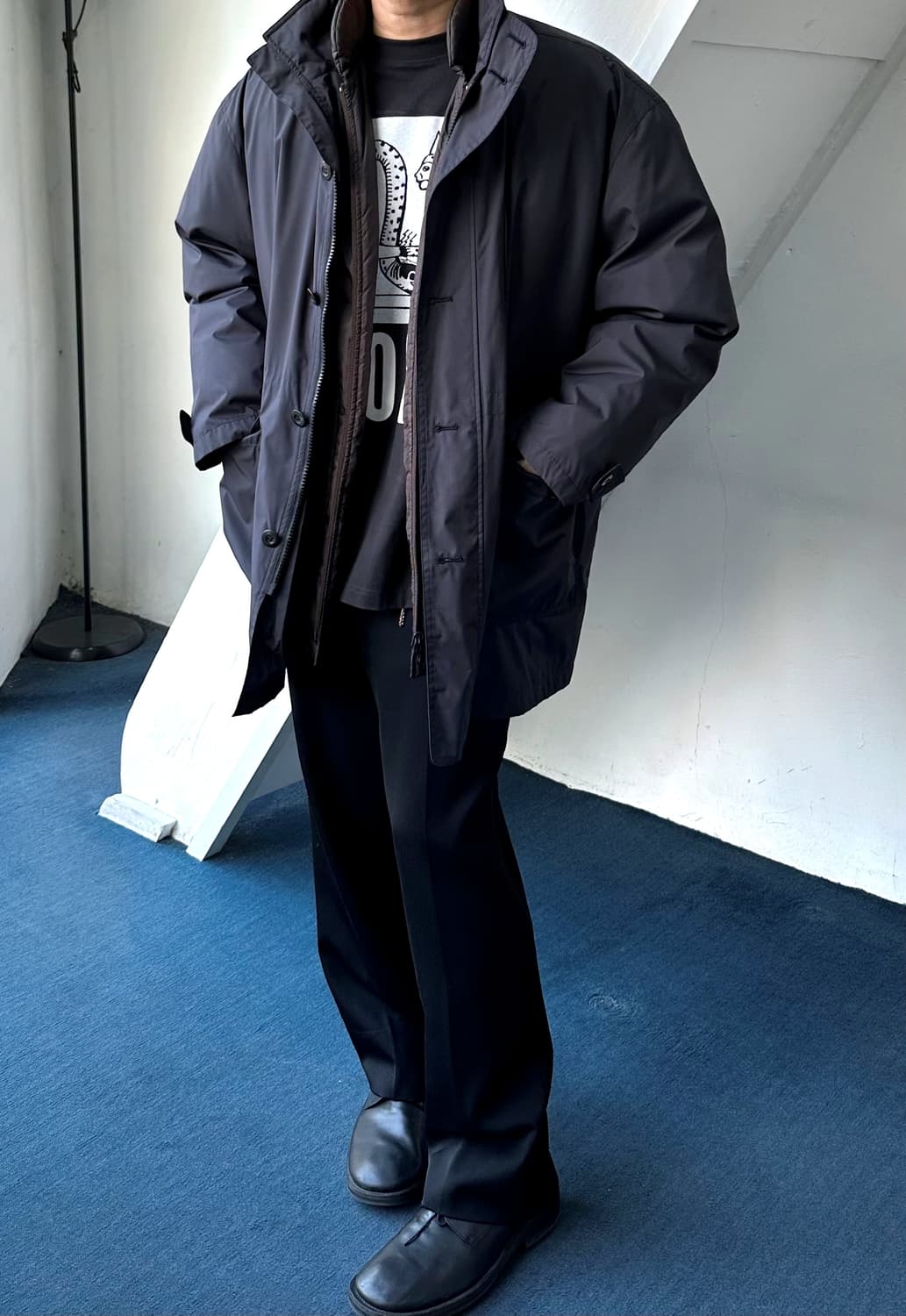 3way down liner design mil over coat 상품이미지7