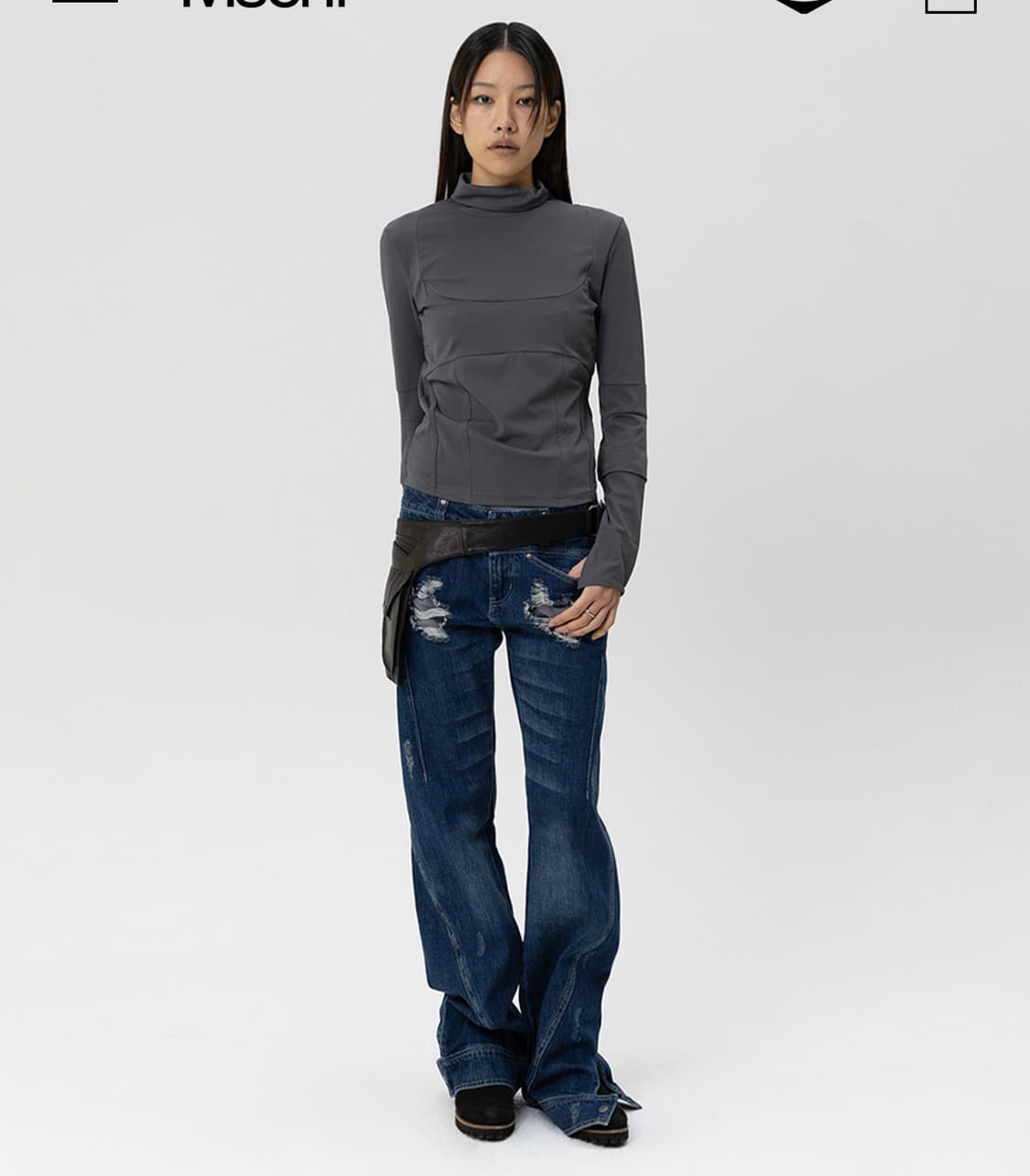 미스치프 mschf anatomie jean_dark blue 상품이미지1