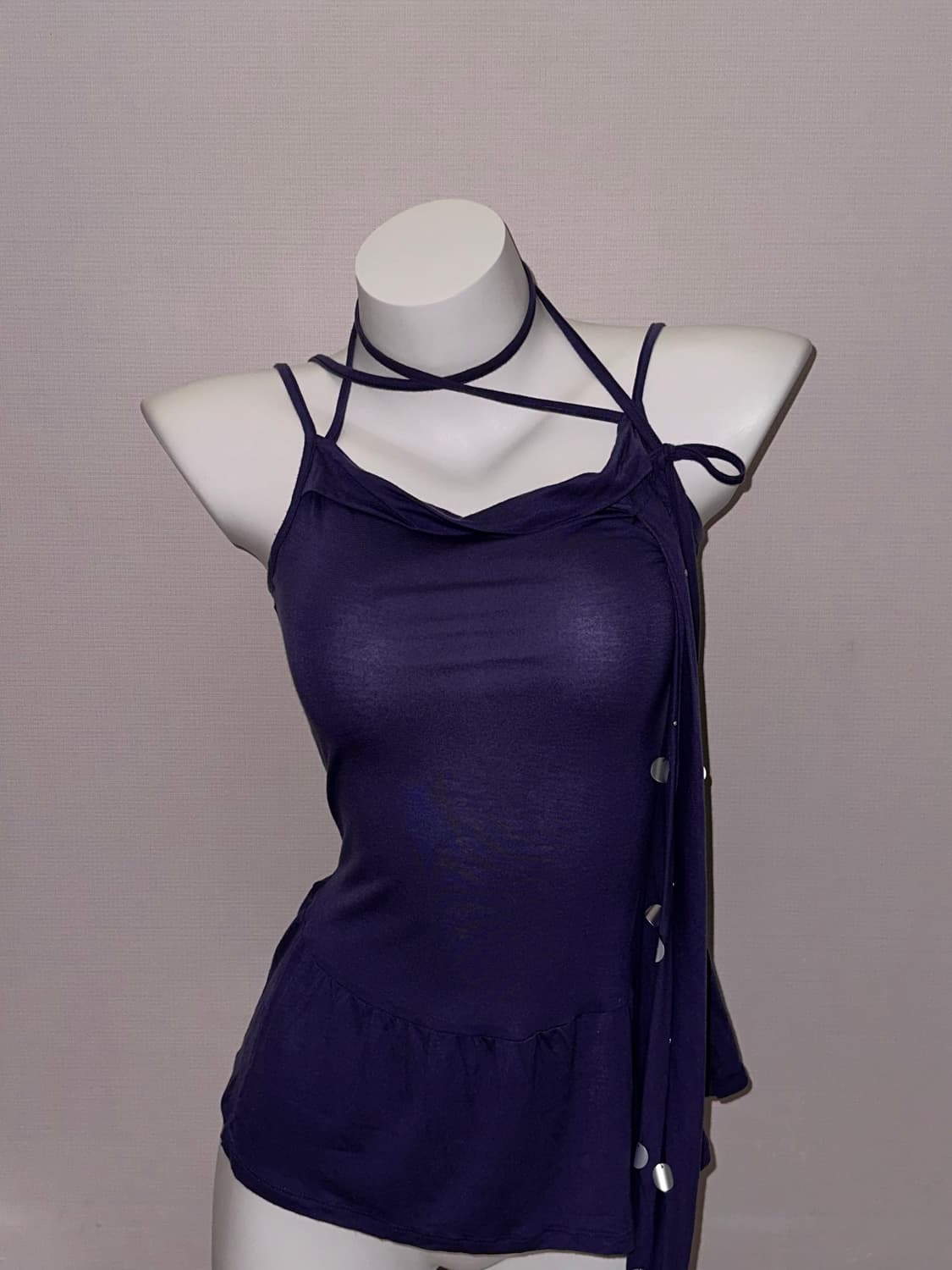 그런지페어리 퍼플 스팽글 슬리브리스 상품이미지7