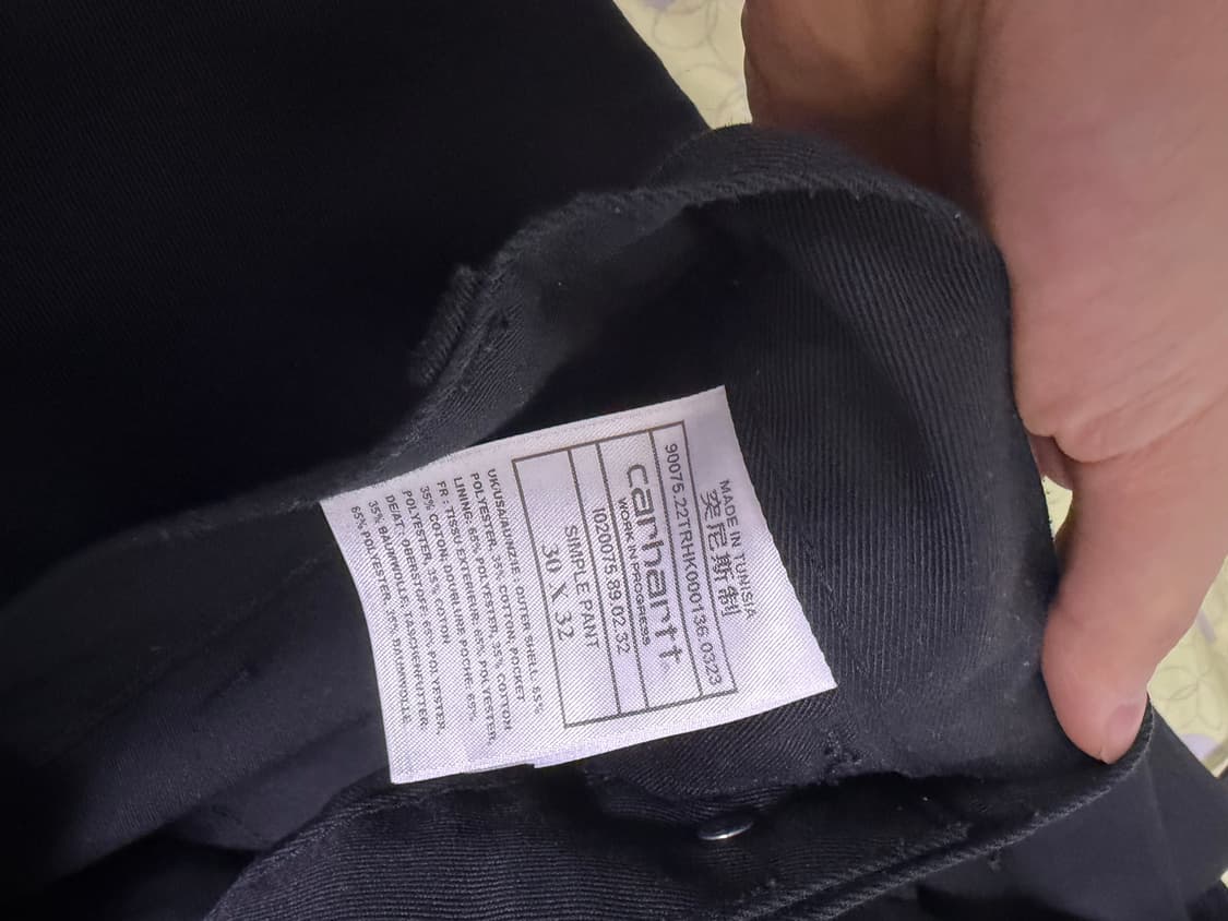 칼하트윕 심플팬츠 상품이미지3