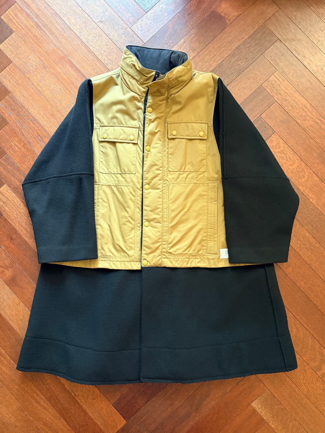 re;code A라인 모직 코트 상품이미지2