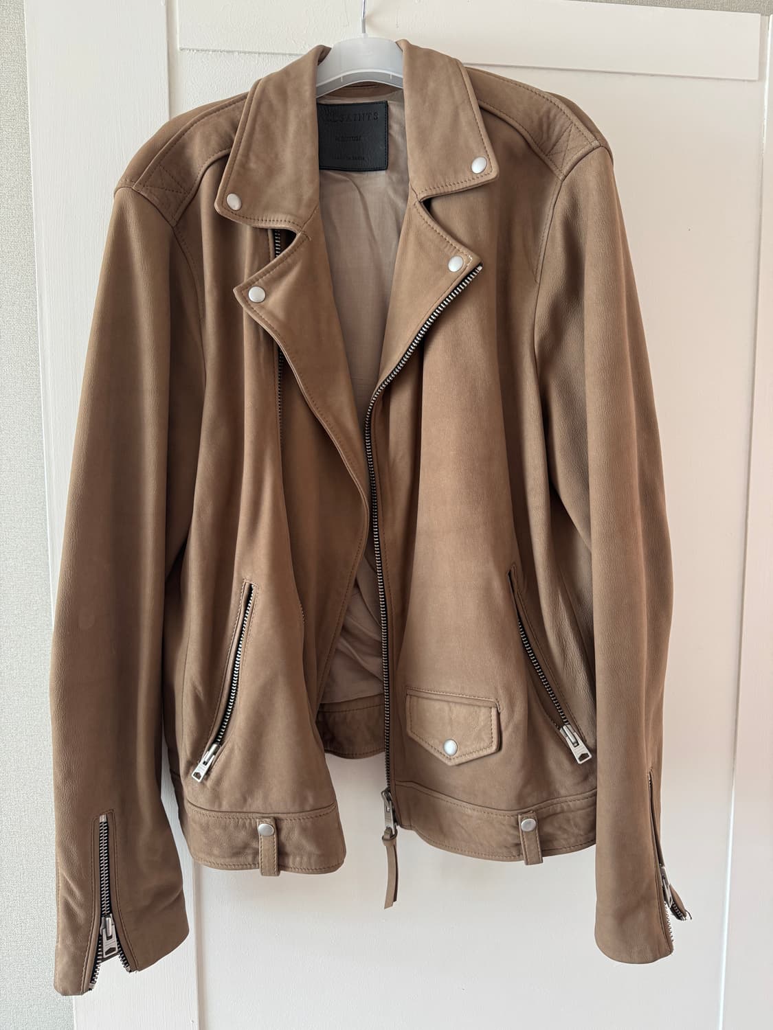 올세인츠 누벅 레더 라이더자켓 상품이미지1