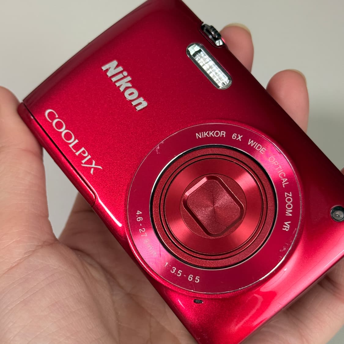니콘 쿨픽스 s4400 빈티지 디카 디지털카메라 레드 상품이미지3