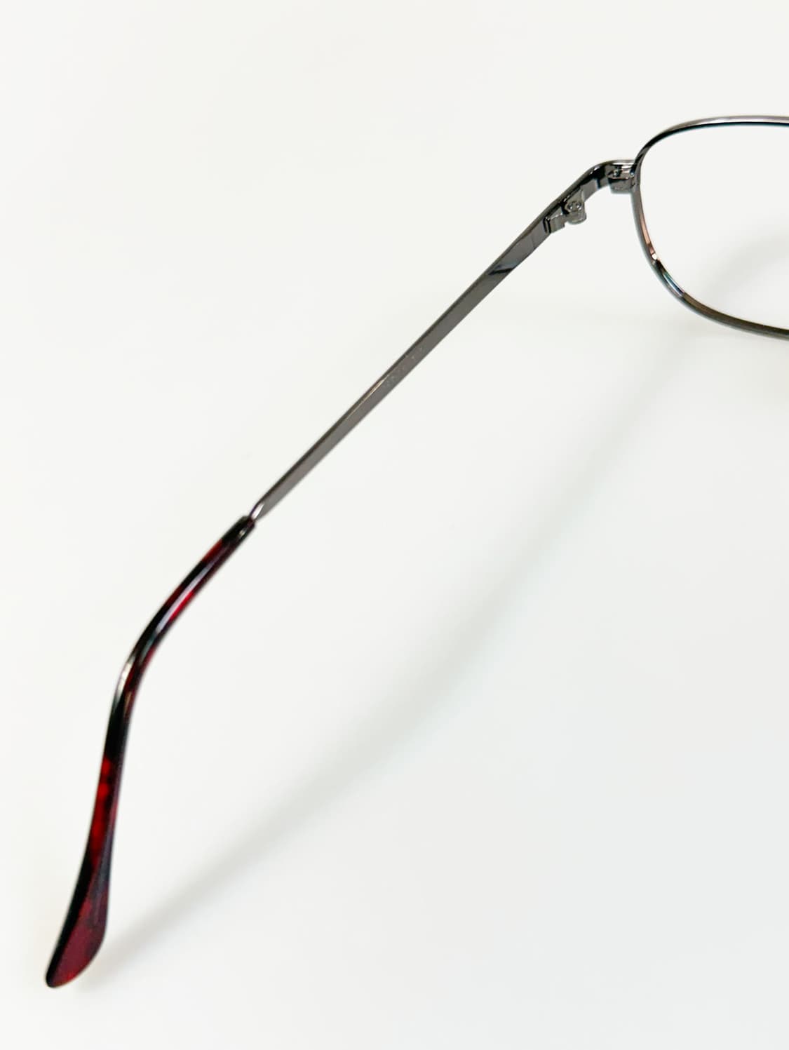 90s BARHOMAN 슬림 스퀘어 더블 브릿지 메탈 빈티지 안경 상품이미지7
