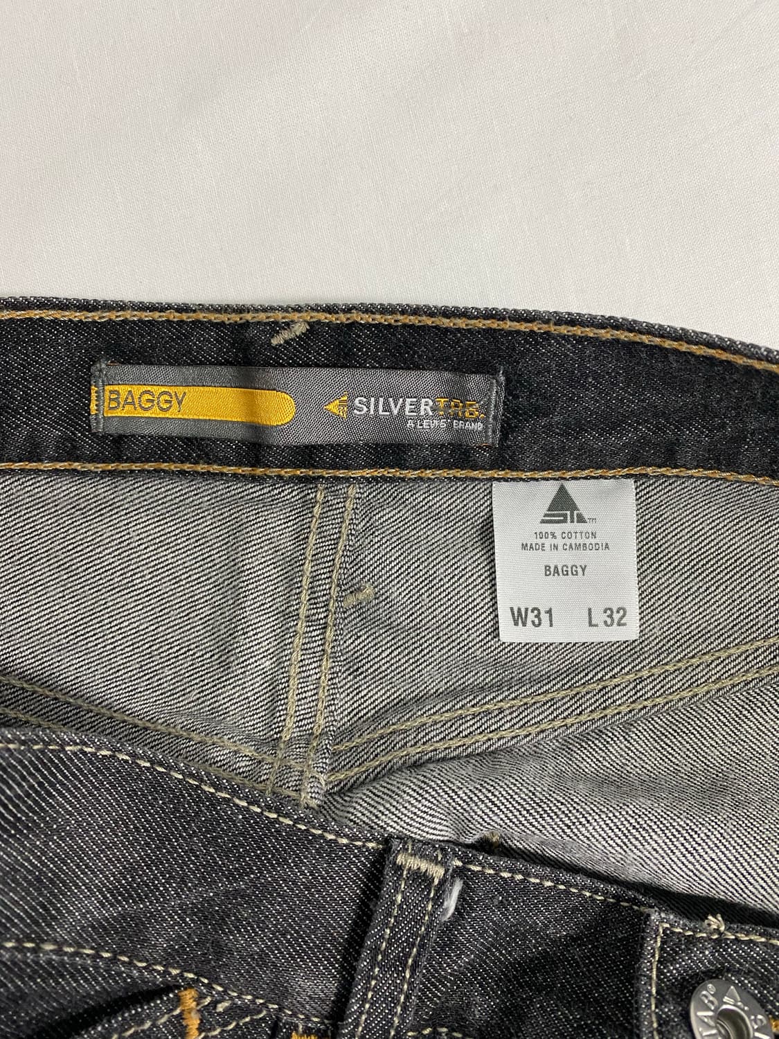 리바이스 00s Levis 실버탭 배기 데님팬츠 31x32 <636> 상품이미지7