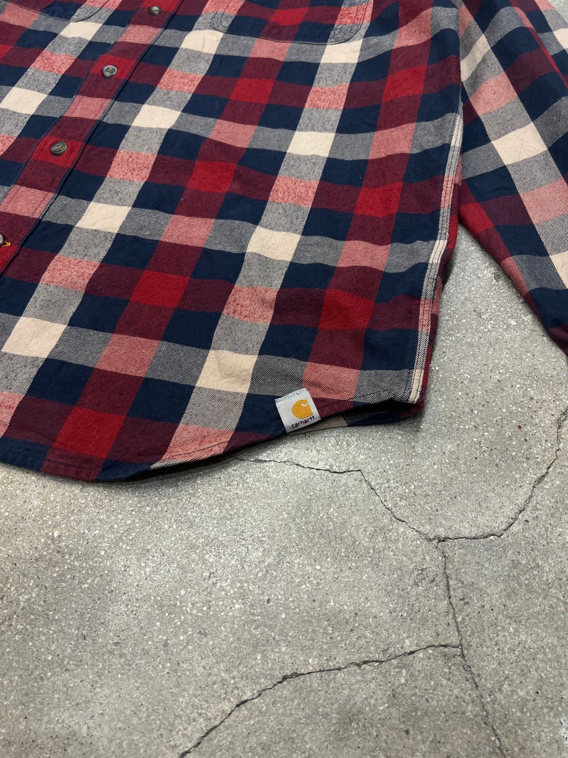 칼하트 루즈핏 헤비웨이트 코튼 플란넬 셔츠 상품이미지3