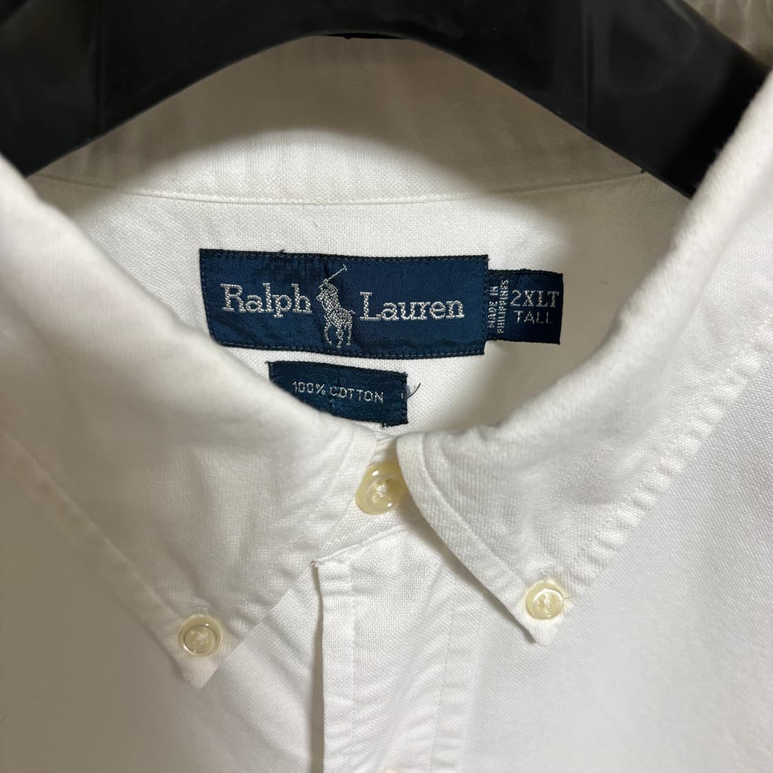 폴로 랄프로렌 빅사이즈 포켓 옥스포드 셔츠 / 화이트, 2XLT 상품이미지4