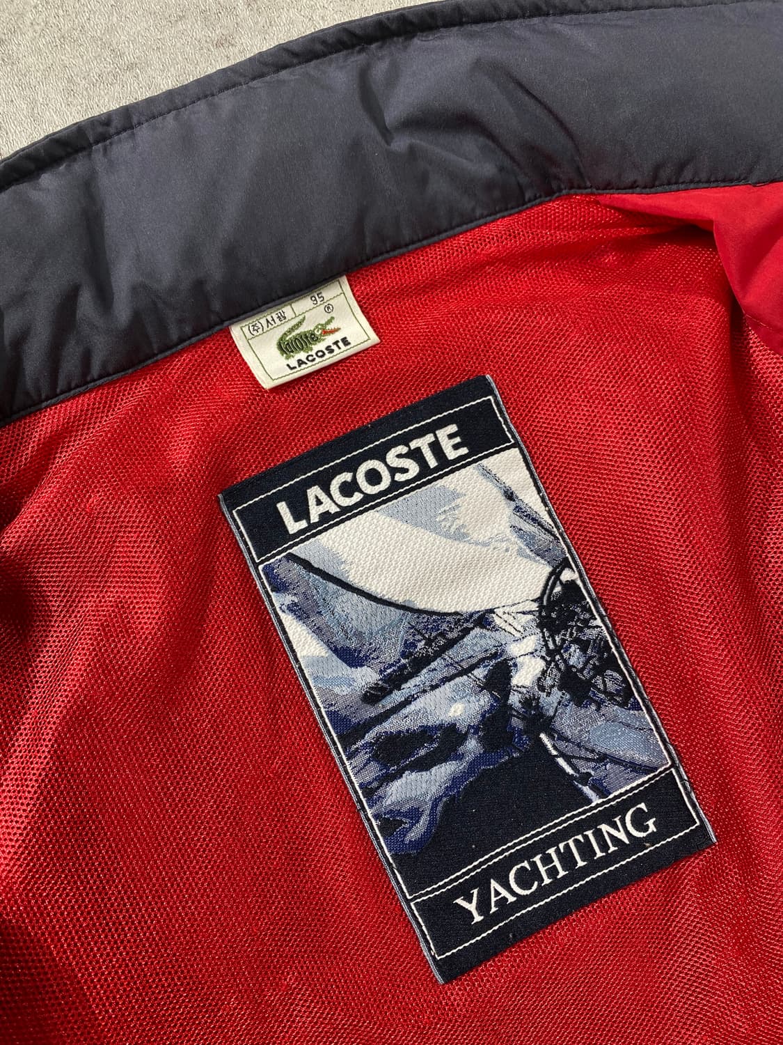 [95] 90s Lacoste 라코스테 야칭 블루종 자켓 상품이미지7