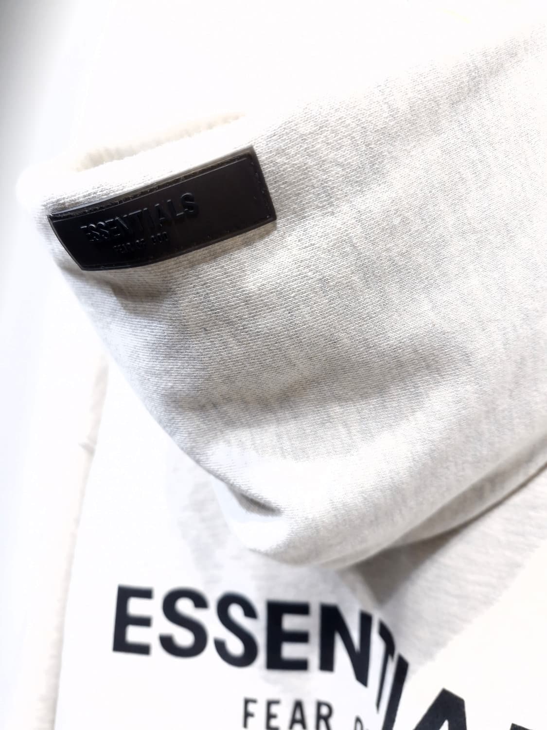 FEAR OF GOD 피어오브갓 에센셜 백로고 기모 후디 릴렉스핏 상품이미지5