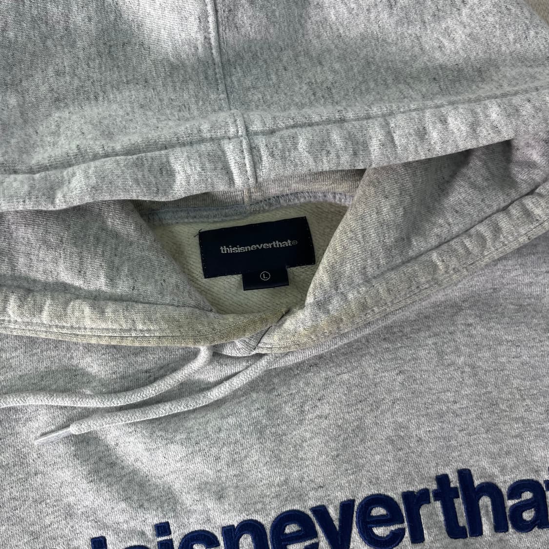 100 디스이즈네버댓 빅로고 후드티 상품이미지4