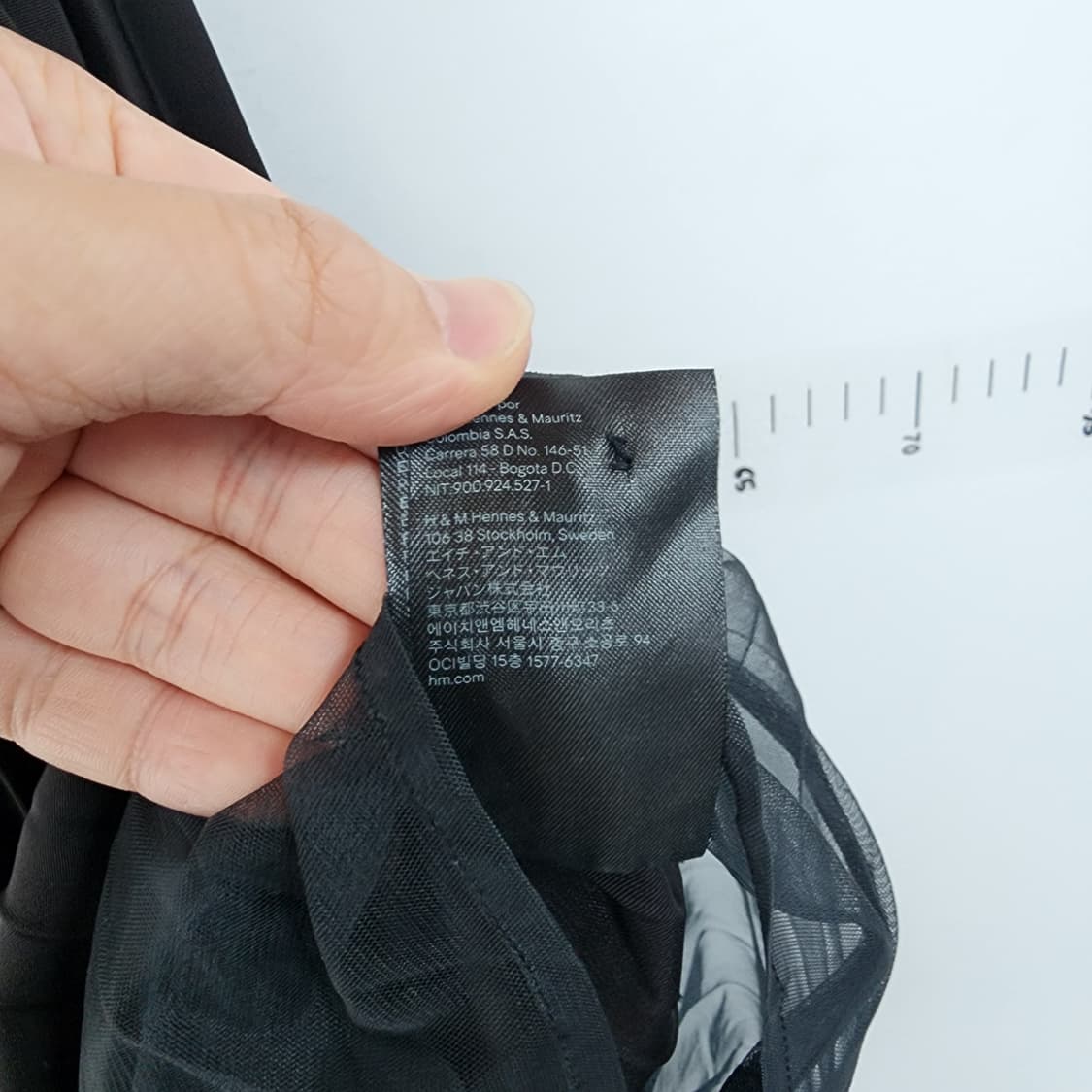 H&M 언발란스 플리츠 롱 스커트 상품이미지8