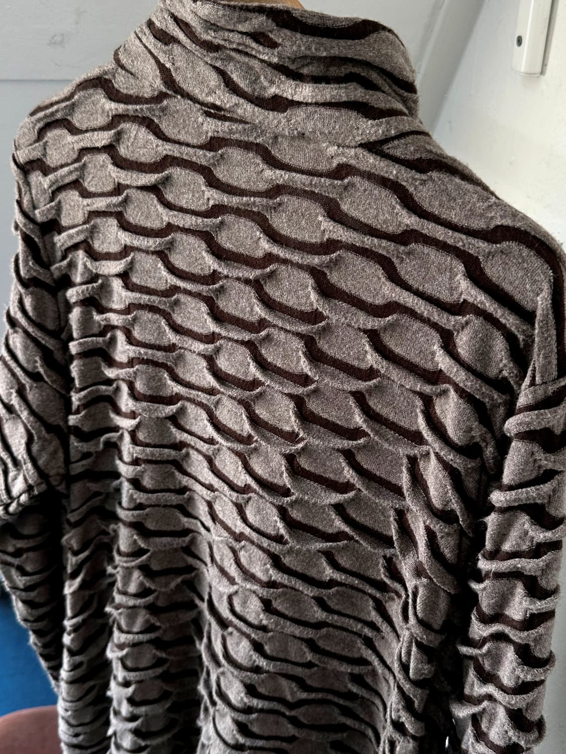 High gauge design pattern 2way knit jack 상품이미지10