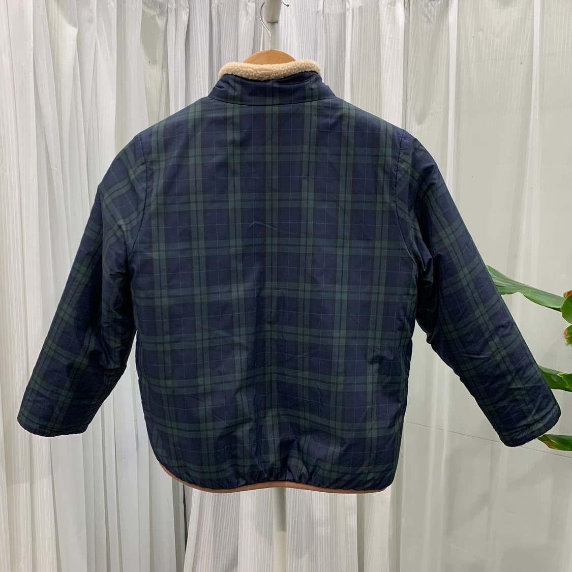 헤지스 키즈 리버시블 체크 플리스 점퍼 1717 상품이미지6