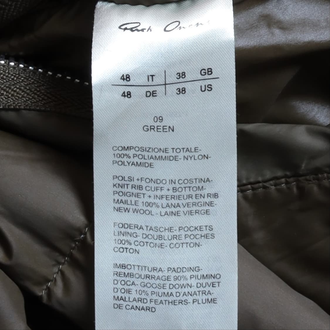 릭 오웬스 Rick Owens 17fw Down Jacket 상품이미지8