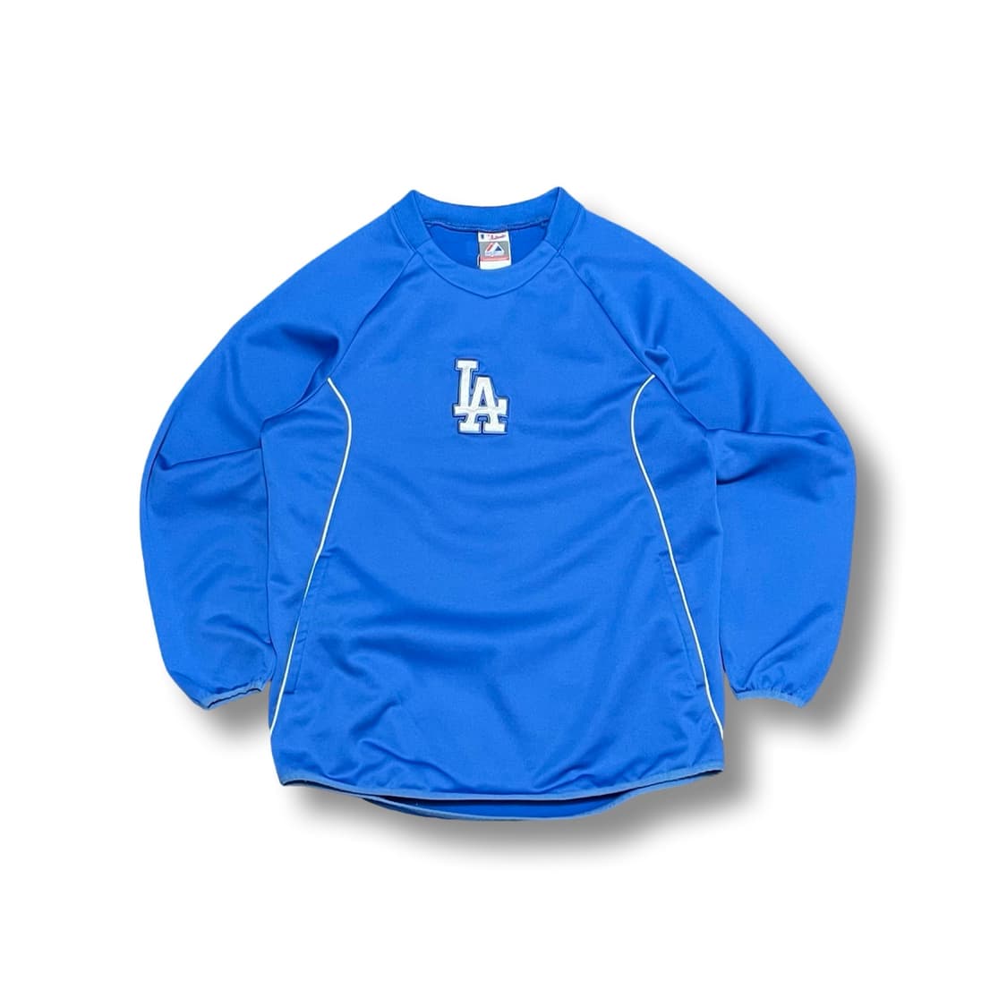 마제스틱 LA 다저스 블루 야구 웜업 티셔츠 져지맨투맨 상품이미지1