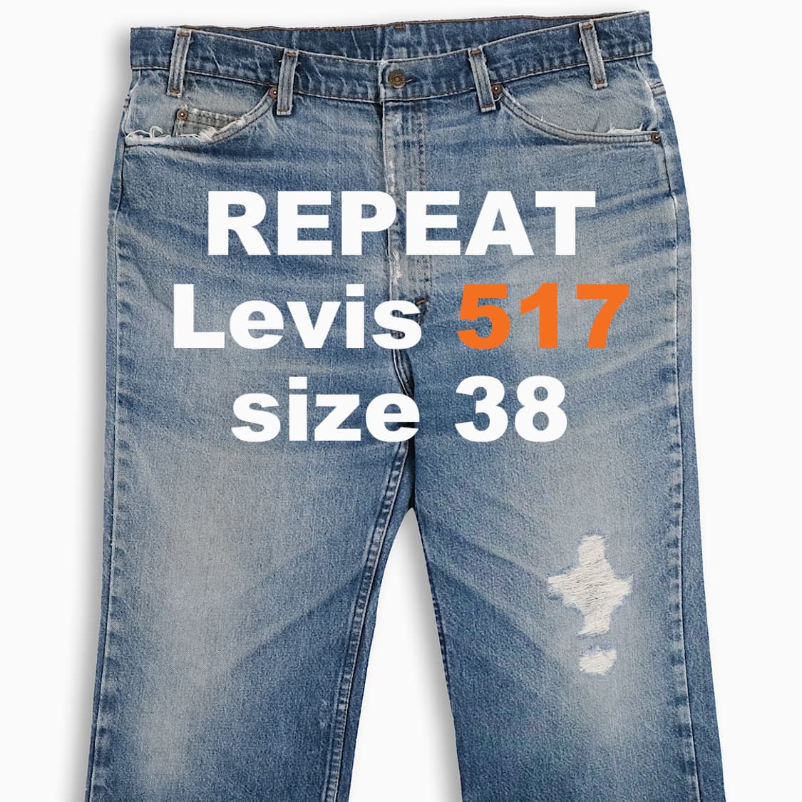 리바이스 517 오렌지탭 중청 80s USA 38인치 OR5174048 상품이미지1