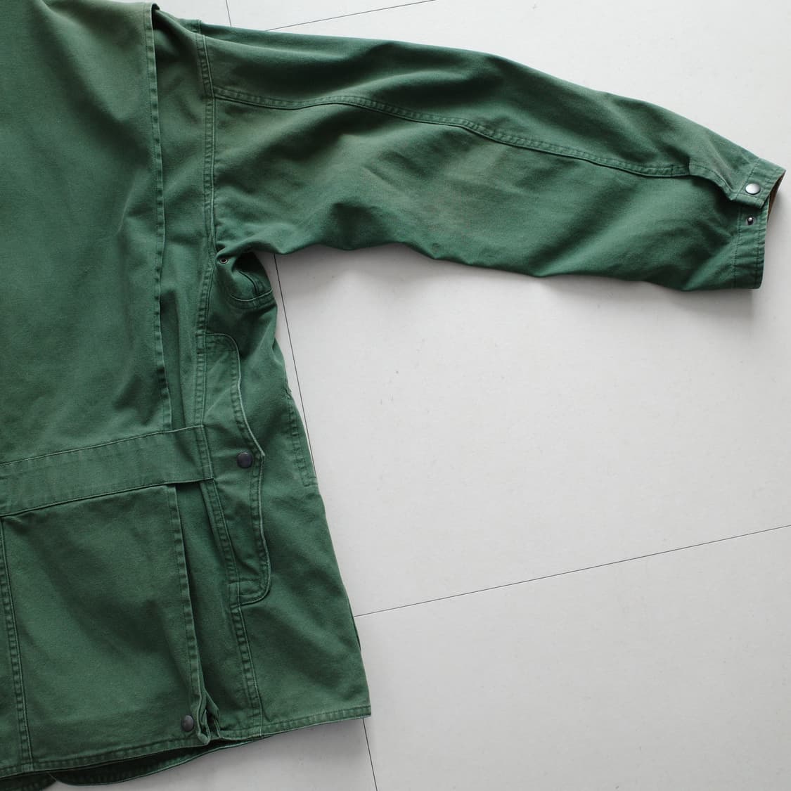 90s 폴로 랄프로렌 모호크 코튼 헌팅 필드 자켓 그린 (M) 상품이미지9