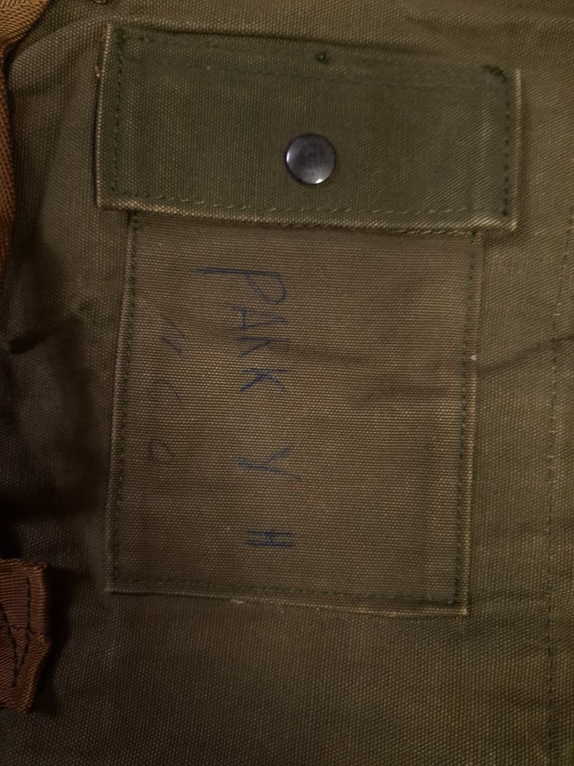 오리지날 미군 지급용 70's 캔버스 더블백 상품이미지3