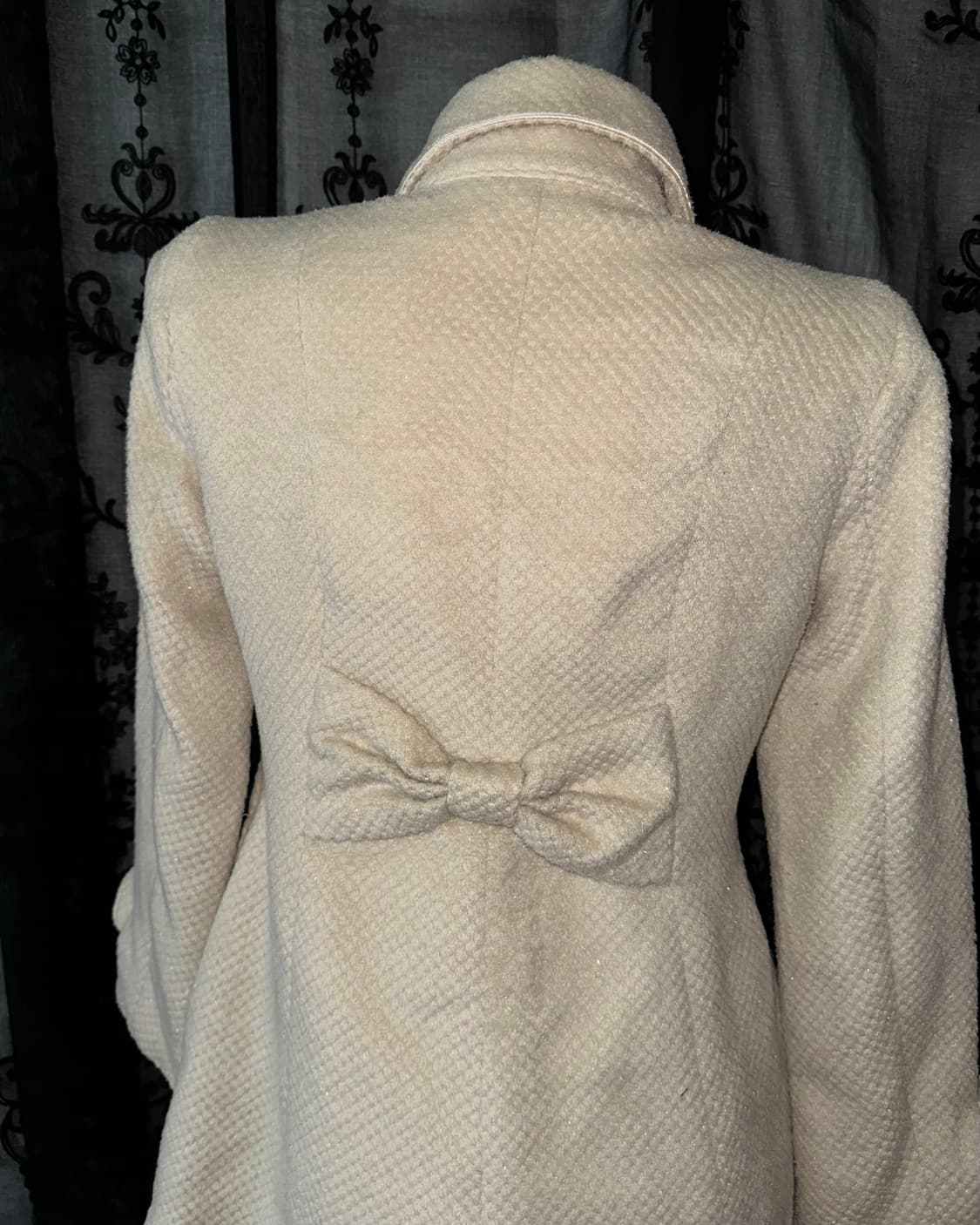 crazy angel ribbon ivory coat 상품이미지3