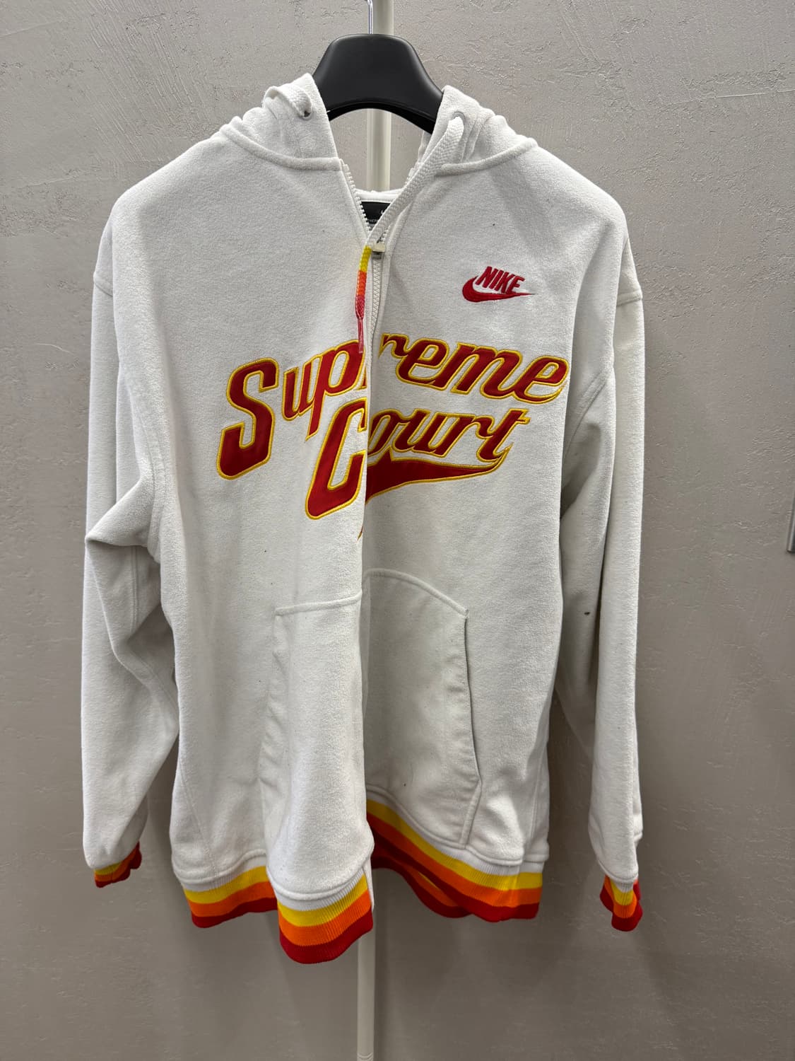 나이키 슈프림 코트 플리스 후드집업 상품이미지2