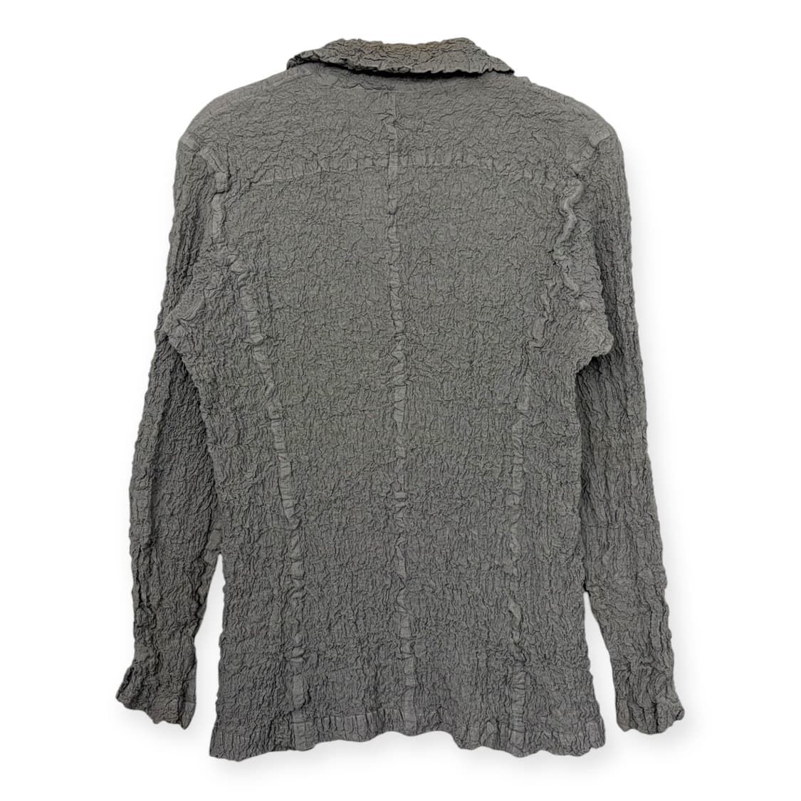 이세이미야케 주름 패턴 자켓 셔츠 가디건 상품이미지7