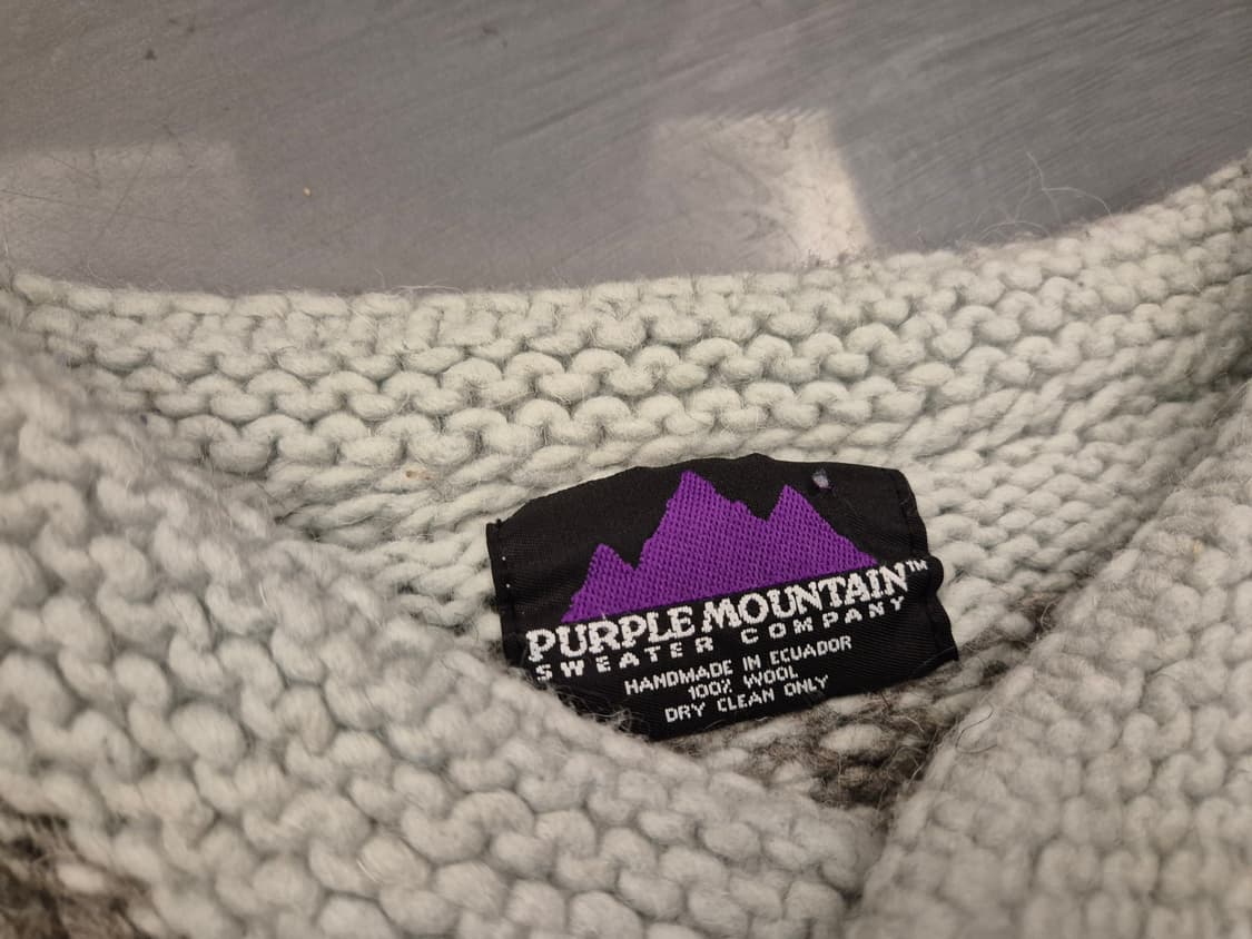 90s 퍼플마운틴 헤비울 가디건 상품이미지6